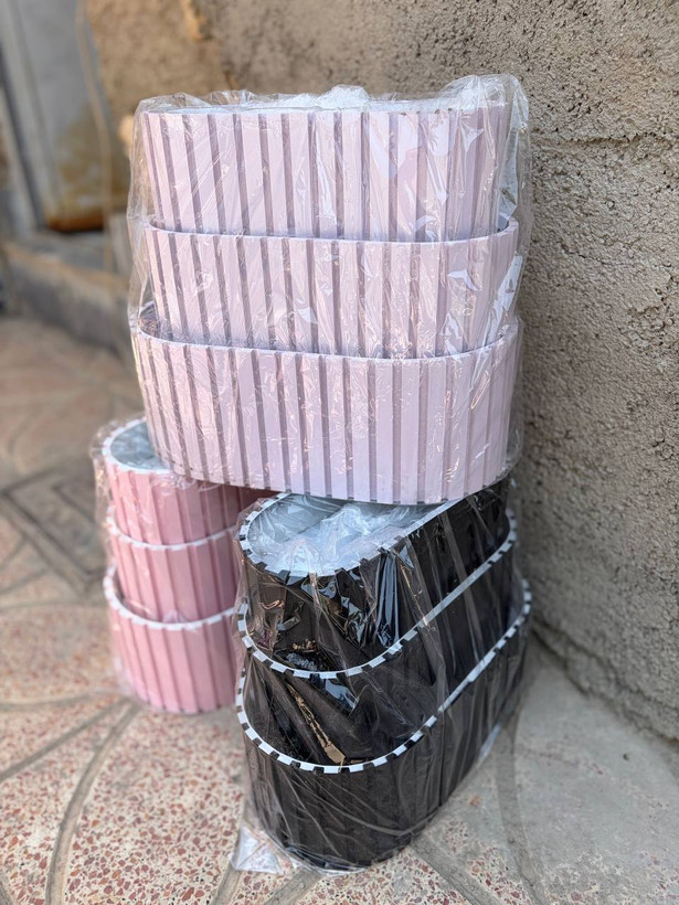 باکس گل pvc کرکره ای ۳سایز